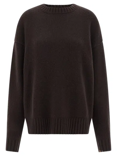 Extreme Cashmere N°383 Lovely Cashmere Sweater In Brown