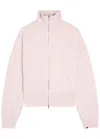 Extreme Cashmere N°385 Zip-through Cashmere Jumper In Pink