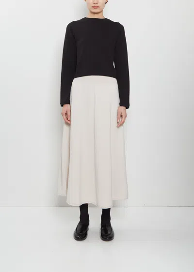 Extreme Cashmere N°388 Ease Stretch Cashmere Skirt In White