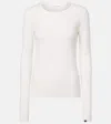 Extreme Cashmere Cotton Cashmere N°392 Eel Top In White