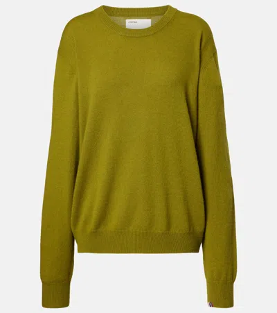 Extreme Cashmere Bis Crew-neck Sweater In Green