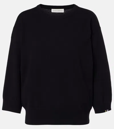 Extreme Cashmere N°398 Jewel Cashmere Sweater In Black