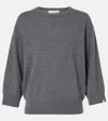 Extreme Cashmere N°398 Jewel Cashmere Sweater In Grey