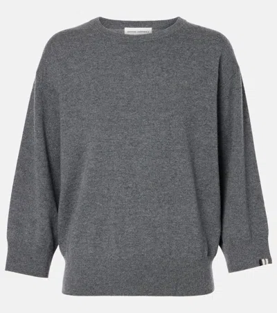 Extreme Cashmere N°398 Jewel Cashmere Sweater In Grey
