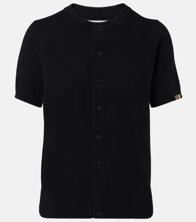 Extreme Cashmere N°399 Flyer Cashmere Cardigan In Black