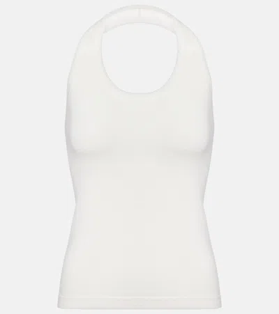 Extreme Cashmere N°409 Jerry Cotton And Cashmere Tank Top In White