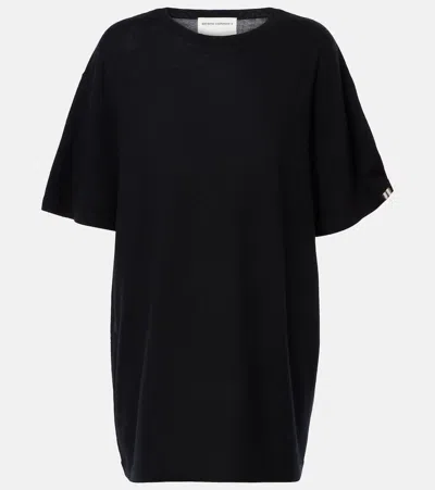 Extreme Cashmere Cuba Cotton Cashmere Knit 2.48 T-shirt In Black