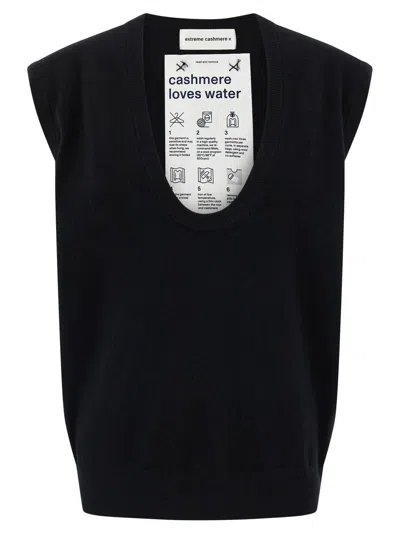 Extreme Cashmere N.423 Lord Vest In Blue