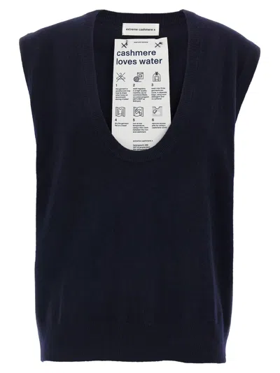 Extreme Cashmere N.423 Lord Vest In Blue