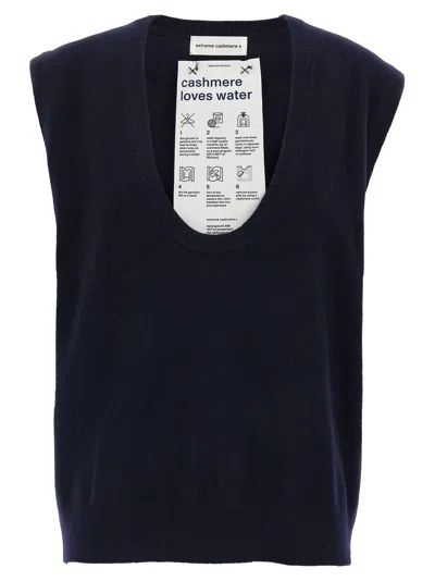 Extreme Cashmere 'n.423 Lord' Vest In Blue
