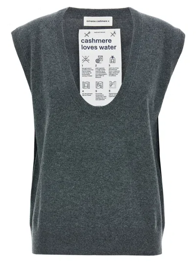 Extreme Cashmere N.423 Lord Vest In Gray