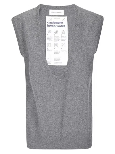 Extreme Cashmere N423 Lord Vest In Gray
