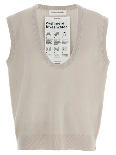 Extreme Cashmere N.423 Lord Vest In Neutral