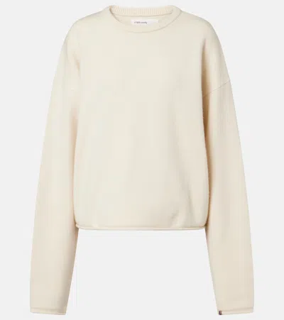 Extreme Cashmere N°426 Comfy Cashmere-blend Sweater In Multi