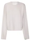 Extreme Cashmere Comfy Cashmere-blend Sweater In White