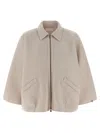 Extreme Cashmere Zip-fastening Jacket In Neutral