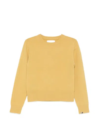 Extreme Cashmere Nº430 Jeanne Crew-neck Sweater In Yellow