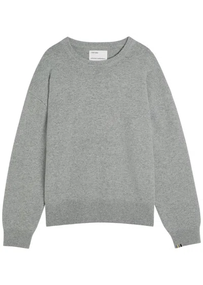 Extreme Cashmere N°431 Mike Cashmere-blend Jumper In Gray