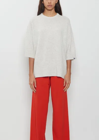 Extreme Cashmere N°433 Sassie Relaxed Sweater In Gray