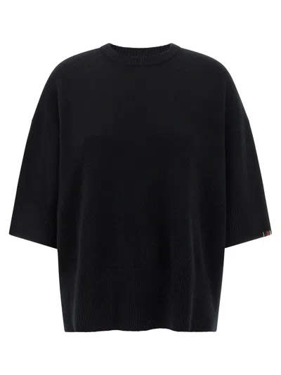 Extreme Cashmere N°433 Sassie Cashmere Sweater In Black