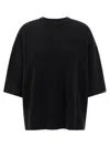 Extreme Cashmere Cashmere Crewneck Sweater With Ribbed Details And Logo Embroidery In Black