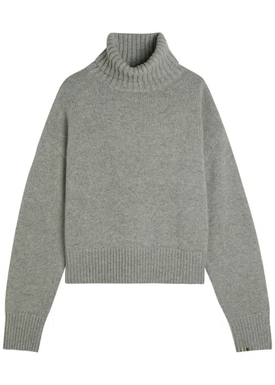 Extreme Cashmere Roll-neck Sweater In Gray