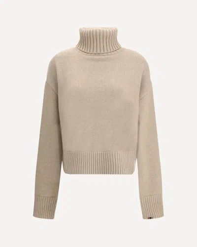 EXTREME CASHMERE N°434 CROP XTRA TURTLENECK SWEATER IN CASHMERE