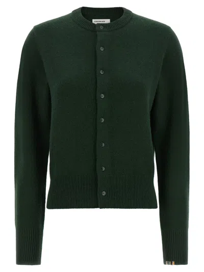 Extreme Cashmere 'n°435 Little Lamb' Cardigan In Green