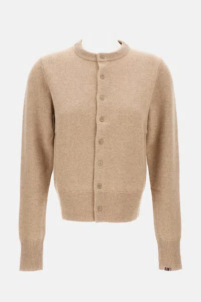 Extreme Cashmere N°435 Little Lamb Cardigan In Brown