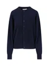 Extreme Cashmere N94 Piccolo Cardigan In Blue