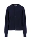 Extreme Cashmere N94 Piccolo Cardigan In Blue