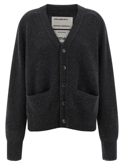 EXTREME CASHMERE EXTREME CASHMERE 'N°437 PAPILLI SHORT' CARDIGAN