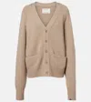 Extreme Cashmere N°437 Papilli Short Cashmere Cardigan In Brown