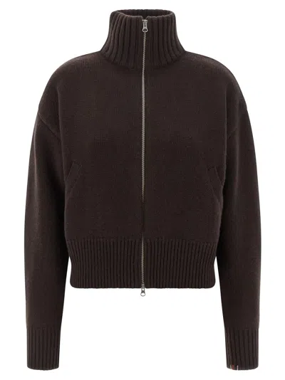 Extreme Cashmere 'n°438 Xtra Fab' Cardigan In Brown
