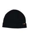 Extreme Cashmere Ribbed Beanie Hat In Black