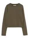 Extreme Cashmere Nº451 Lisa Crew-neck Sweater In Green