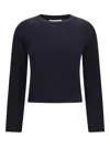 Extreme Cashmere N 451 Lisa Cotton Cashmere Top In Black