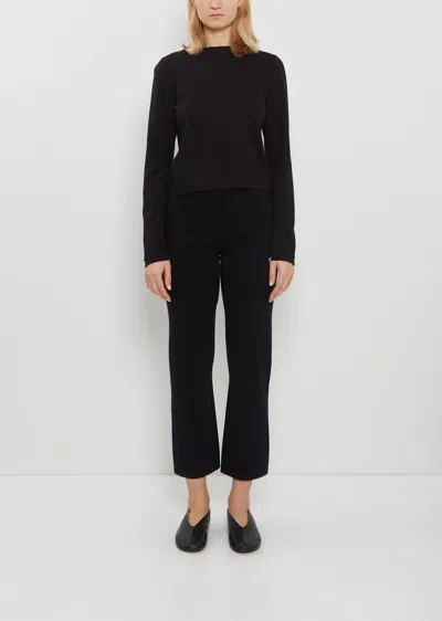 Extreme Cashmere N°461 Wander Stretch Cashmere Trouser In Black