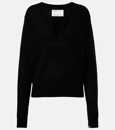 Extreme Cashmere N°467 Collin Wool And Cashmere Sweater In Black