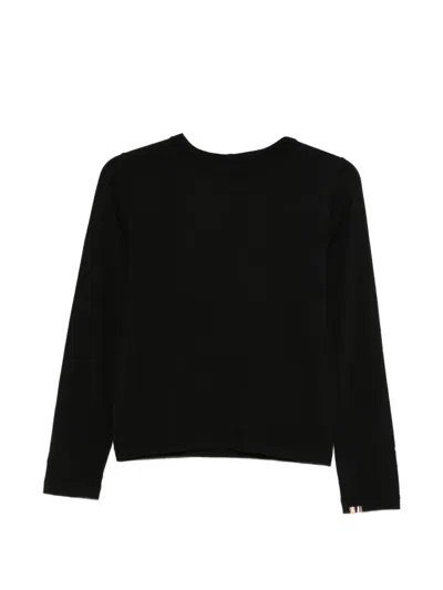 Extreme Cashmere Nº473 Lizzy Long-sleeves Sweater In Black