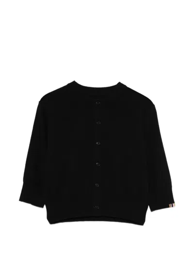 Extreme Cashmere Nº474 Super Little Buttoned Cardigan In Black