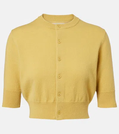 Extreme Cashmere N°474 Super Little Cashmere Cardigan In White
