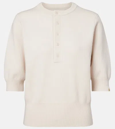 Extreme Cashmere N°477 Mimi Cashmere-blend Sweater In Neutral