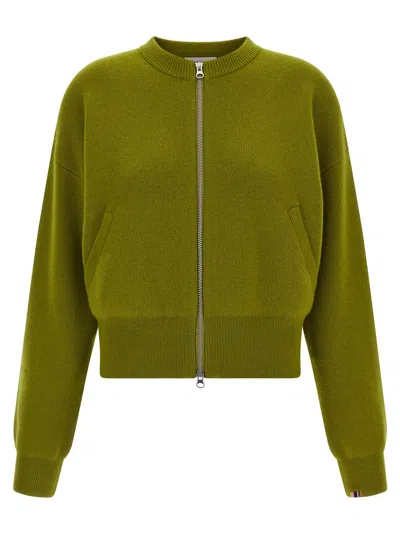 Extreme Cashmere N°478 Xtra Fun Cardigan In Green
