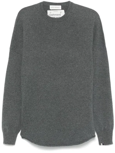 Extreme Cashmere Nº53 Crew Hop Sweater In Gray