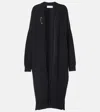 Extreme Cashmere N°61 Koto Cashmere-blend Cardigan In Black