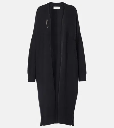 Extreme Cashmere N°61 Koto Cashmere-blend Cardigan In Black