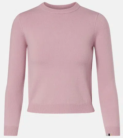 Extreme Cashmere N°98 Kid Cashmere-blend Sweater In Pink