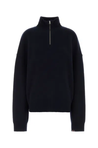 Extreme Cashmere Cashmere Blend High Neck Sweater 235 In Blue