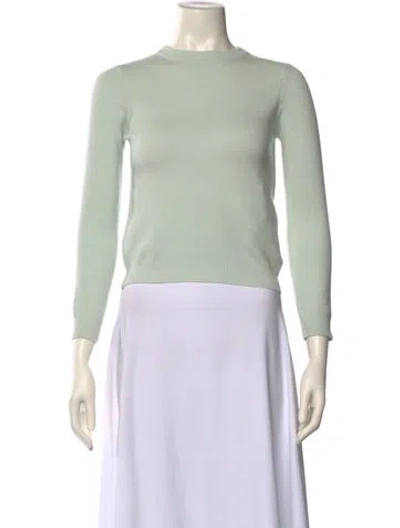 Pre-owned Extreme Cashmere Nylon Crew Neck Sweater In Green